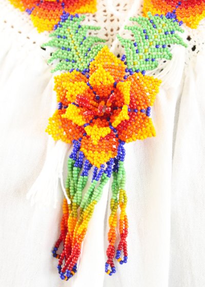 画像3: ウイサリカの立体花ネックレス　